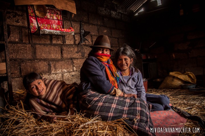 casa quemada comunidad sierras ecuador